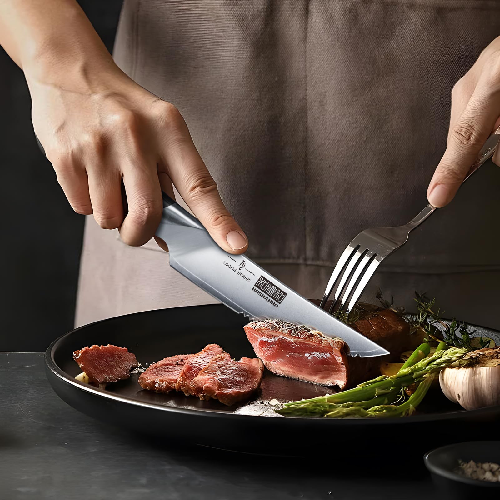 Corte multipropósito HOSHANHO, ideal para carne, cordero y pavo.