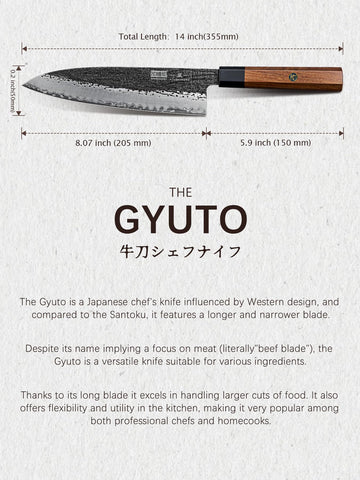 Cuchillo con 9 capas de acero 10CR15MOV para mayor durabilidad.
