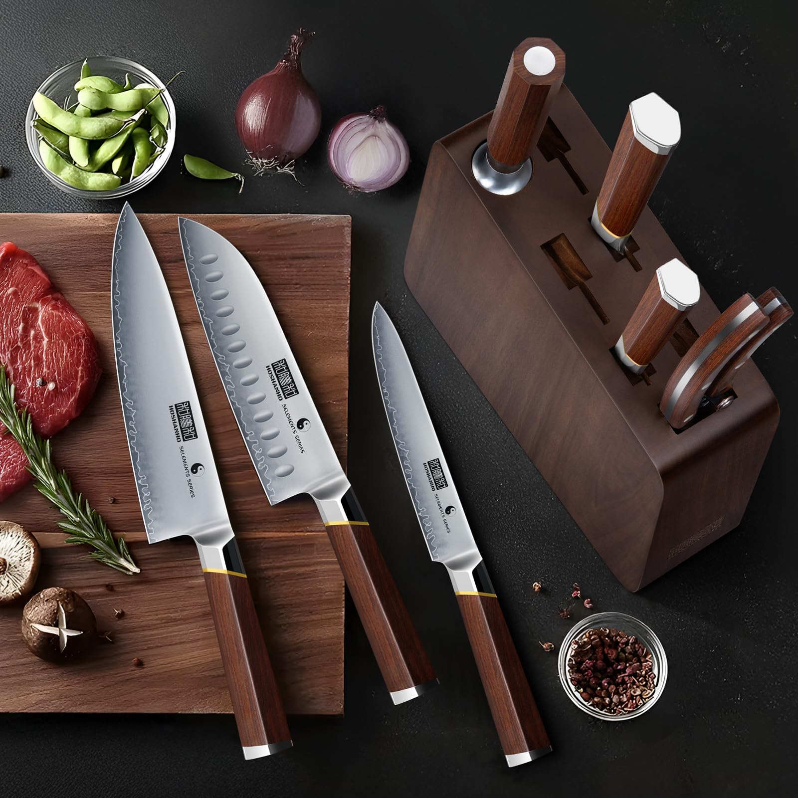 Cuchillo chef HOSHANHO 8 pulgadas con filo preciso