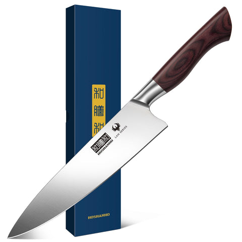 HOSHANHO cuchillo chef 8 pulgadas: afilado y duradero para cortes precisos.