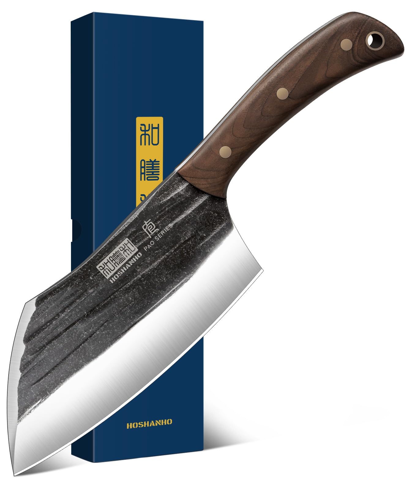 Cuchillo HOSHANHO Cleaver de 6 pulgadas para cortar carne y verduras.