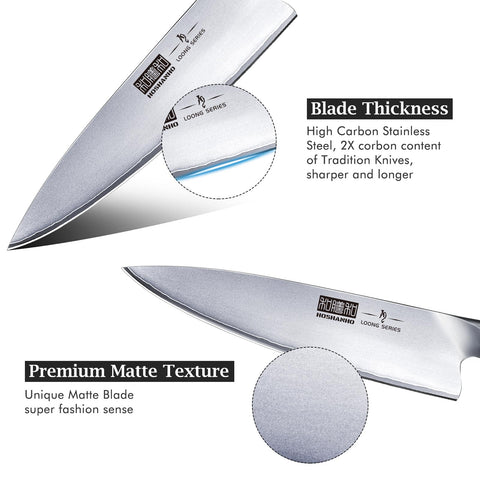 Cuchillo HOSHANHO de acero alto carbono para durabilidad y afilado prolongado