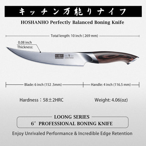 Corte preciso profesional con filo de 15 grados en HOSHANHO