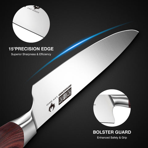 Cuchillo HOSHANHO de pan 8 pulgadas para rebanadas limpias
