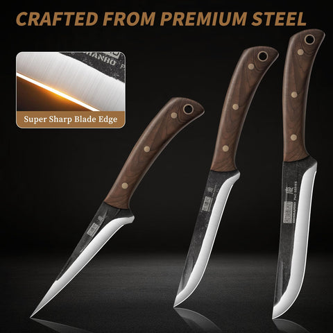 HOSHANHO cuchillo dividir 6 pulgadas, ideal para rebanar carnes y verduras.
