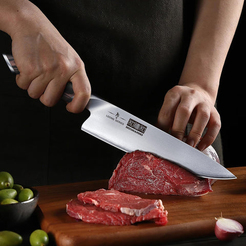 Cuchillo filete HOSHANHO de 7 pulgadas para filetear carne y pescado.