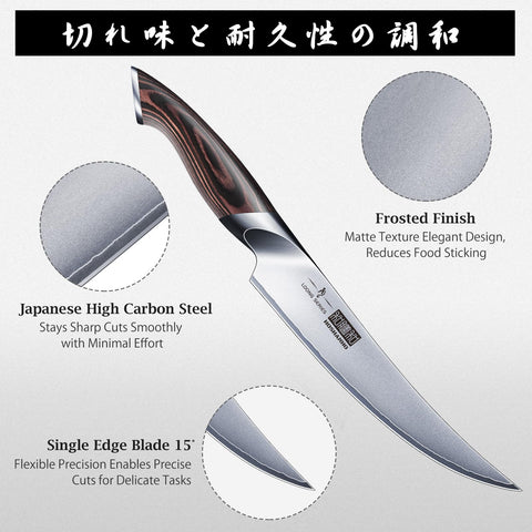 Cuchillo HOSHANHO para filetear, cortes finos y uniformes