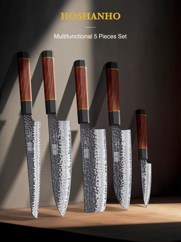 Cuchillo nakiri HOSHANHO de 7 pulgadas para cortes limpios de vegetales