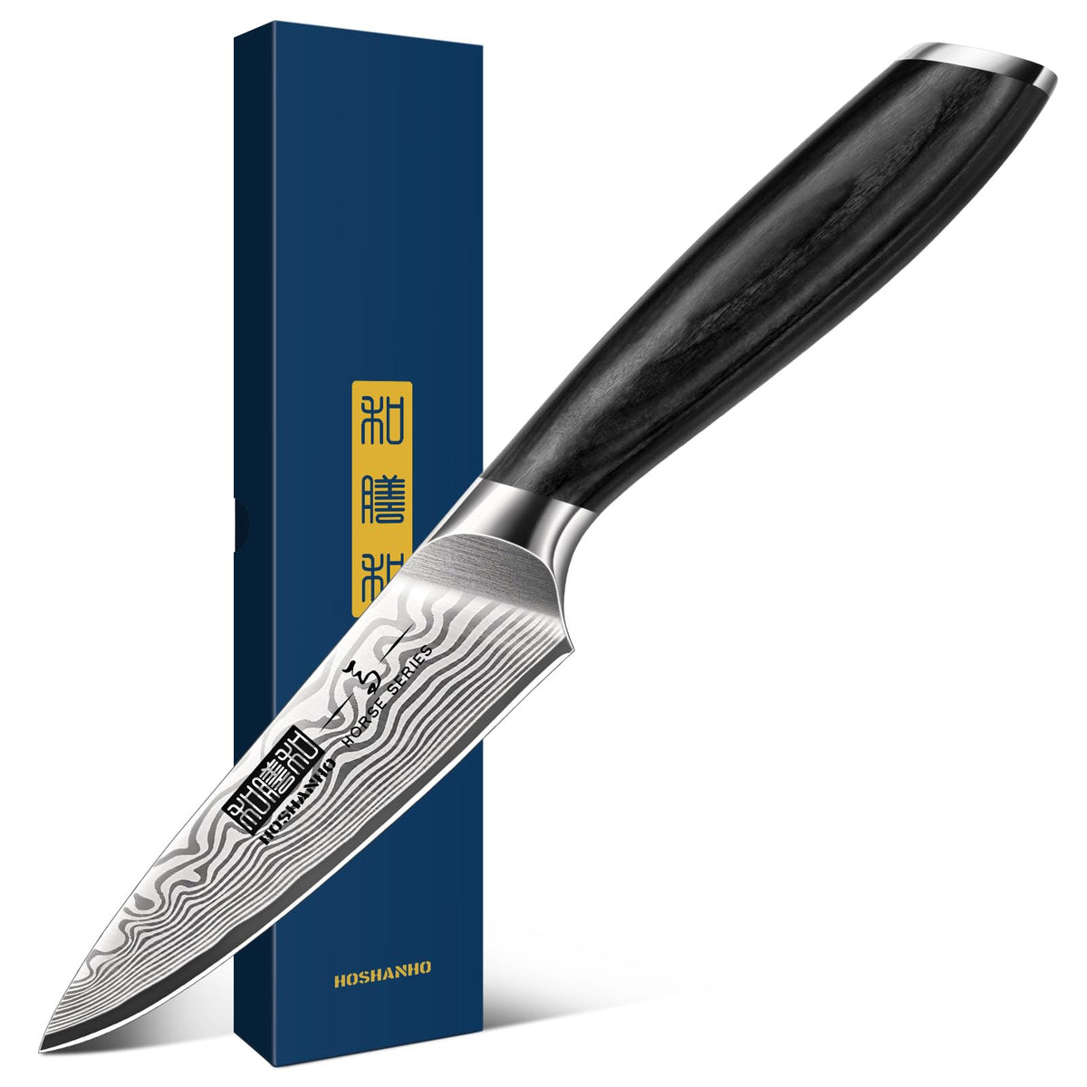 Cuchillo paring HOSHANHO con hoja afilada para pelar frutas con precisión