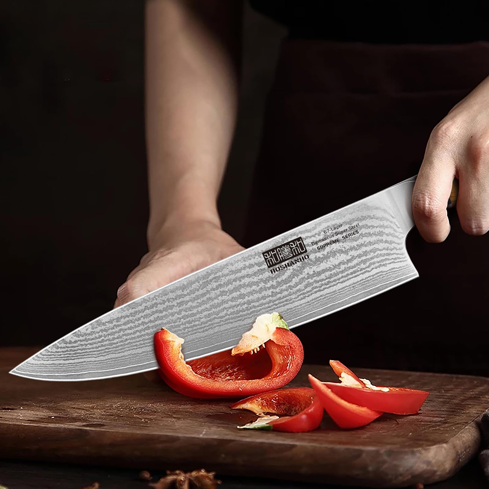 Cuchillo pelador HOSHANHO 3.75 pulgadas pelado preciso de frutas