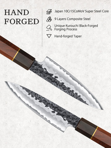 Cuchillo pelador HOSHANHO de 3,75\" para pelar y trocear frutas.