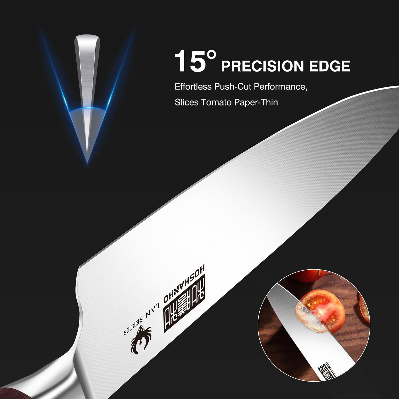 Cuchillo pelador HOSHANHO de 3-75pulgadas para pelar y trocear rápido