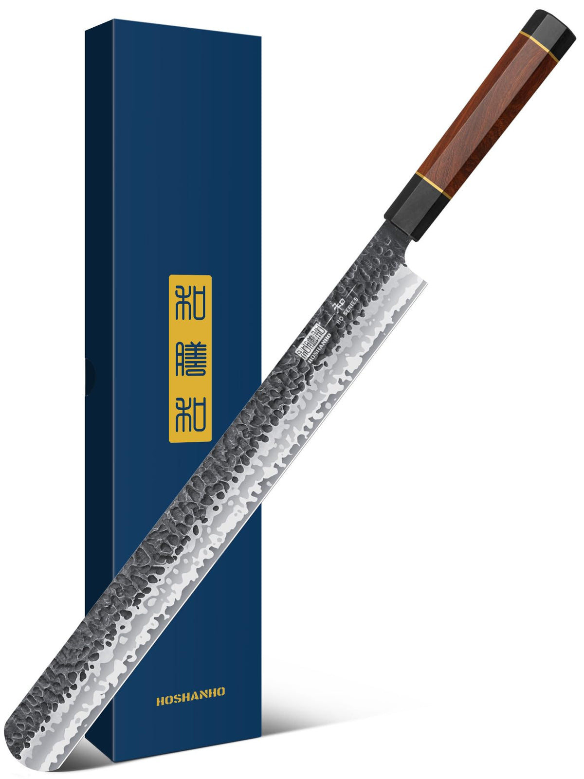 Cuchillo HOSHANHO para rebanar pecho de res de 12 pulgadas, corte suave y uniforme