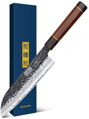 Cuchillo Santoku HOSHANHO 7'' hoja de precisión para cortes limpios.