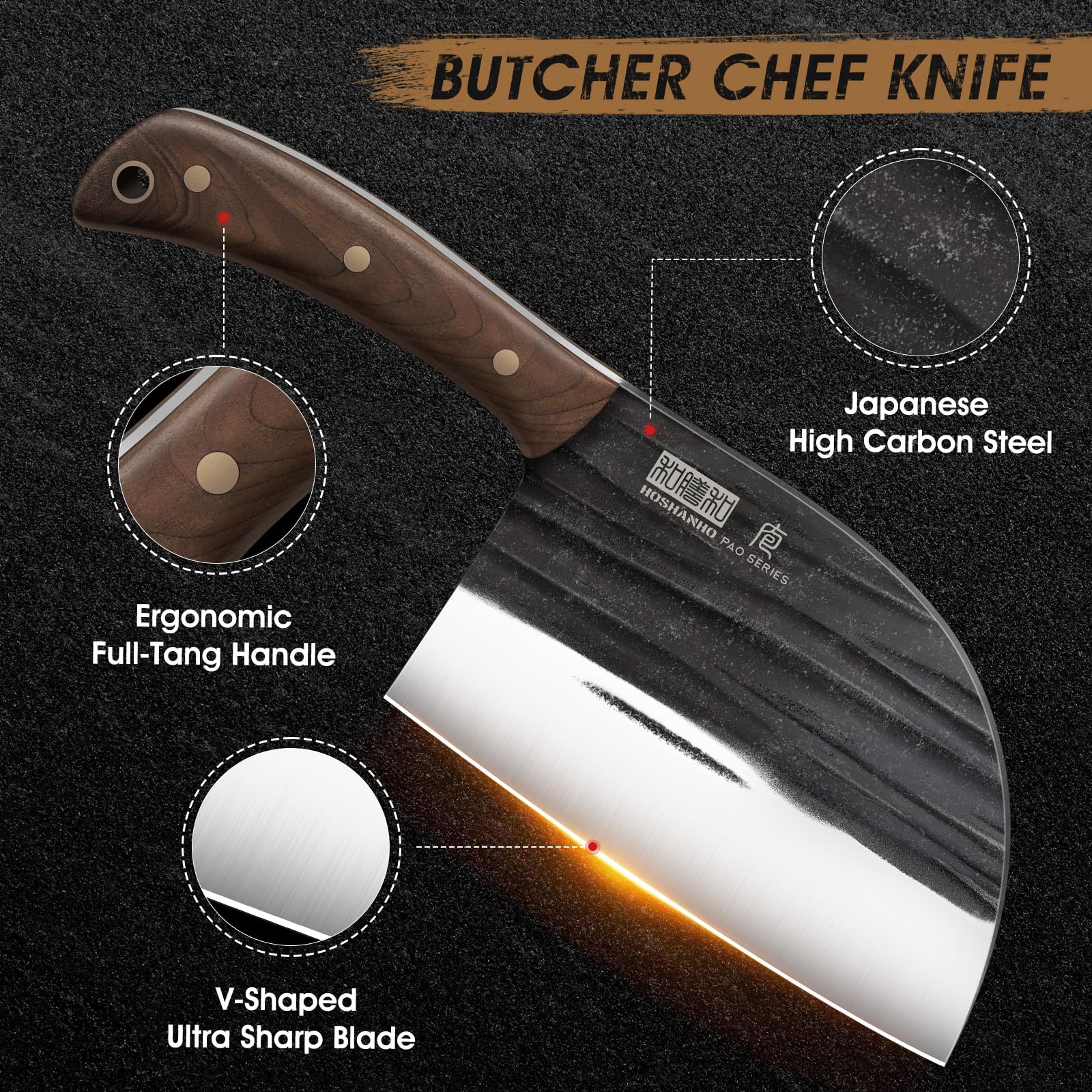 Cuchillo HOSHANHO para deshuesar con hoja resistente