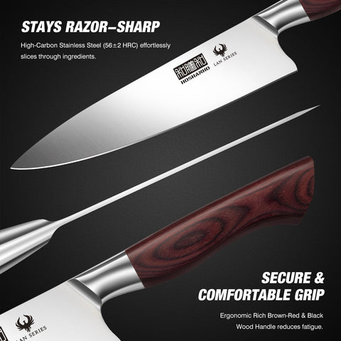 Cuchillo HOSHANHO utilidad 6 pulgadas para tareas pequeñas y versátiles