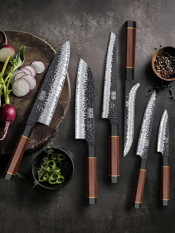 Cuchillo utilidad HOSHANHO de 6 pulgadas, herramienta versátil para preparaciones