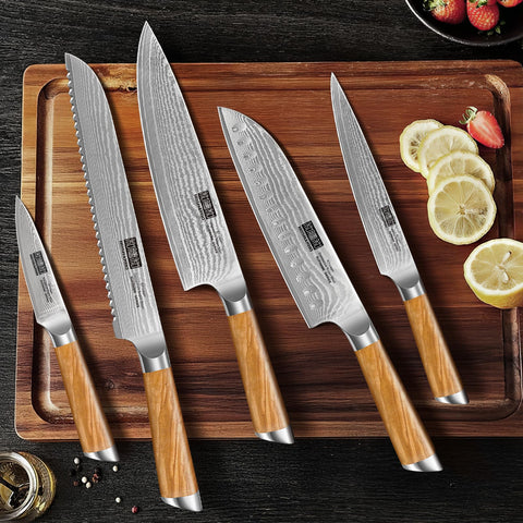 Cuchillo utilidad HOSHANHO de 6 pulgadas para tareas rápidas.