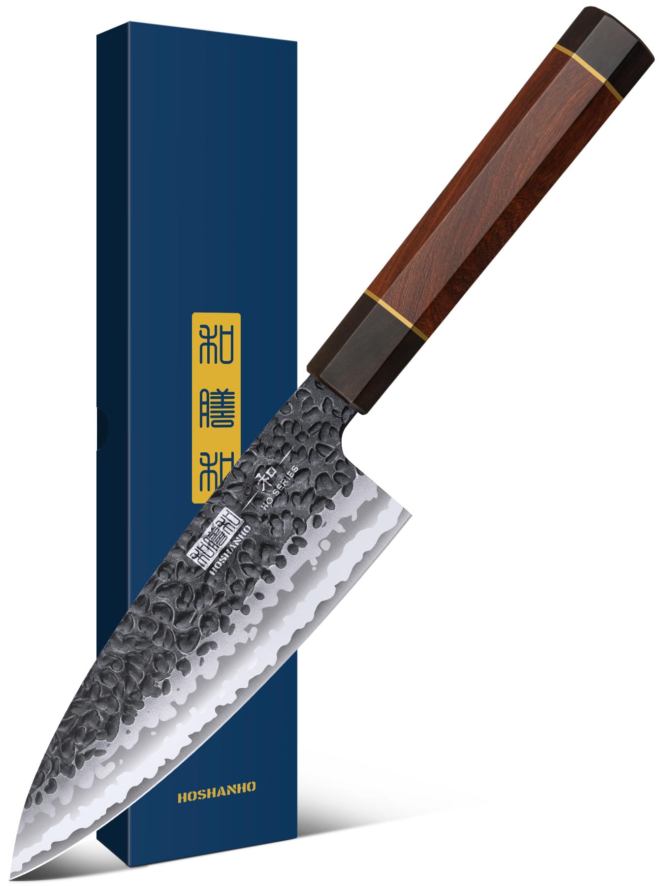 Cuchillo Deba HOSHANHO para sushi y sashimi, filo preciso.