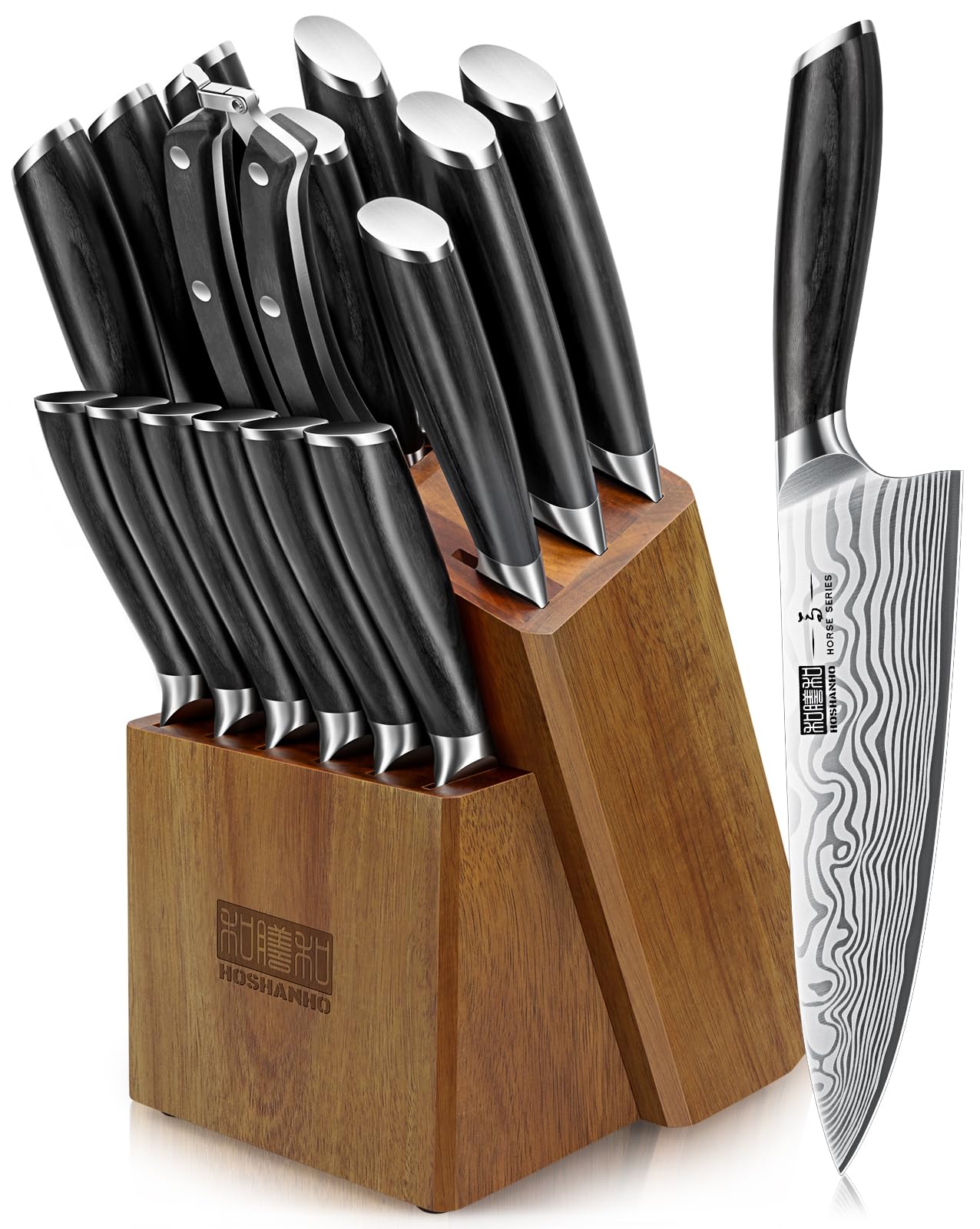 Cuchillo chef HOSHANHO de 8 pulgadas para cortes precisos y uniformes