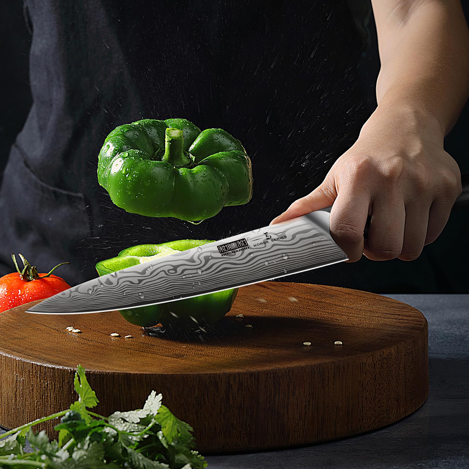 Cuchillo utilidad HOSHANHO de 6 pulgadas para tareas diarias de cocina