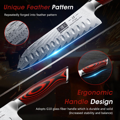 Cuchillo pelador HOSHANHO 3.75 pulgadas para picar con precisión