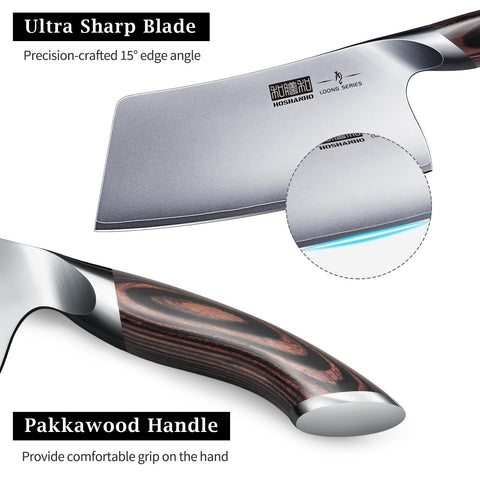 Mango ergonómico HOSHANHO para agarre cómodo y control durante la cocina