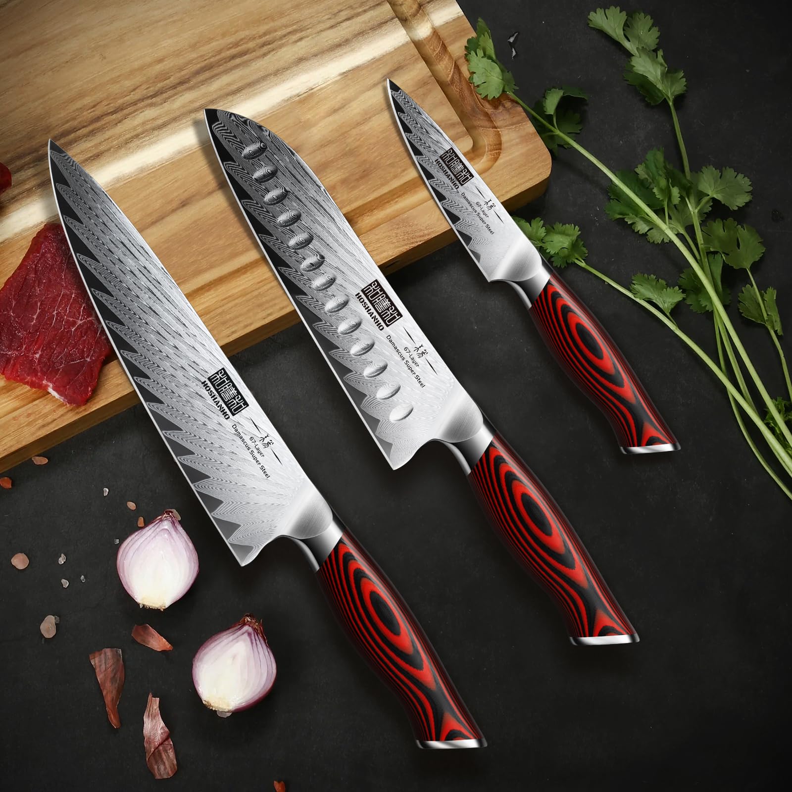 Mango G10 ergonómico HOSHANHO para agarre cómodo y seguro