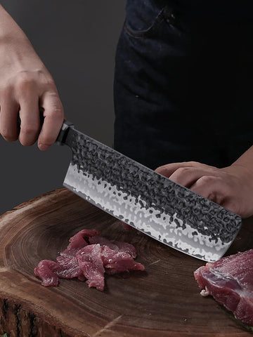 HOSHANHO Nakiri: textura-martillada evita adherencia de alimentos
