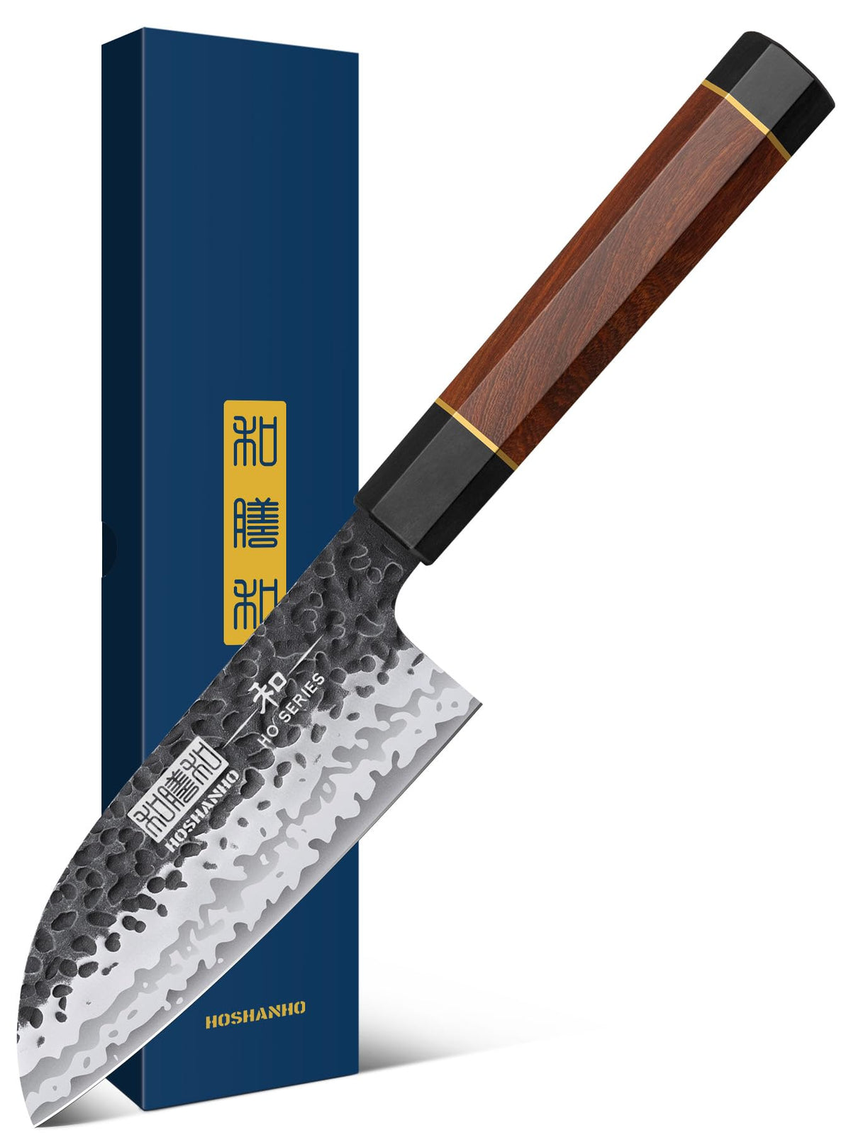 Cuchillo HOSHANHO Santoku 5p con filo extremo para cortes precisos en la cocina