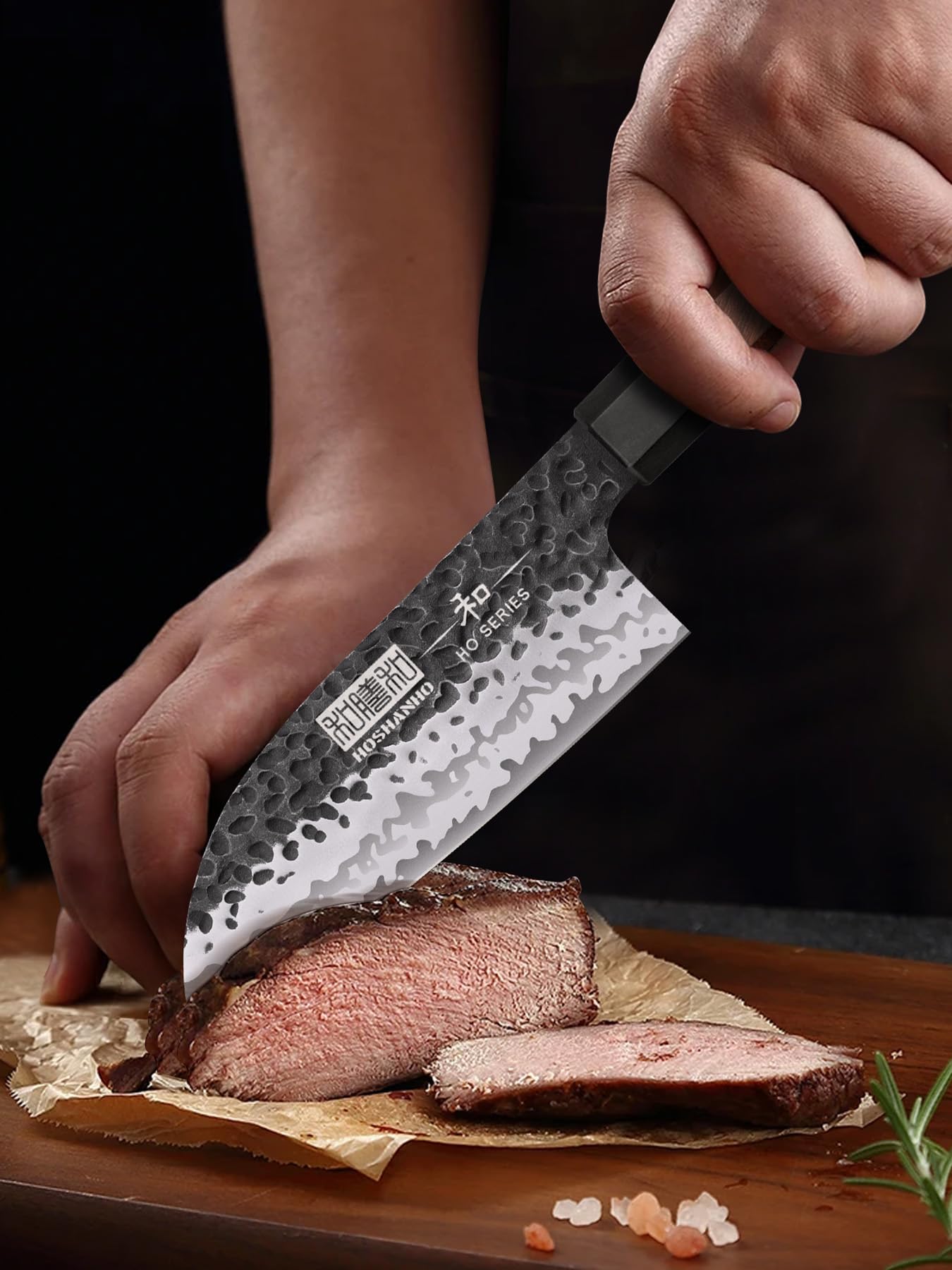 Cuchillo HOSHANHO Santoku 5p corte de pescado y carne con precisión