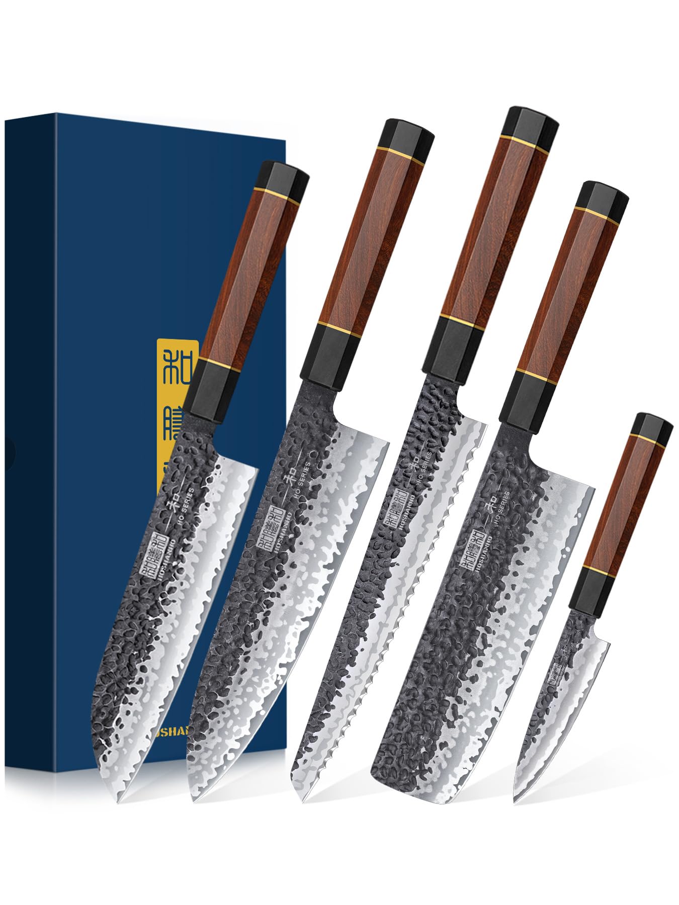 Conjunto de cuchillos HOSHANHO 5 piezas para tareas diarias de cocina