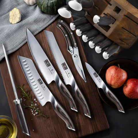 Tijeras de cocina HOSHANHO para tareas variadas.