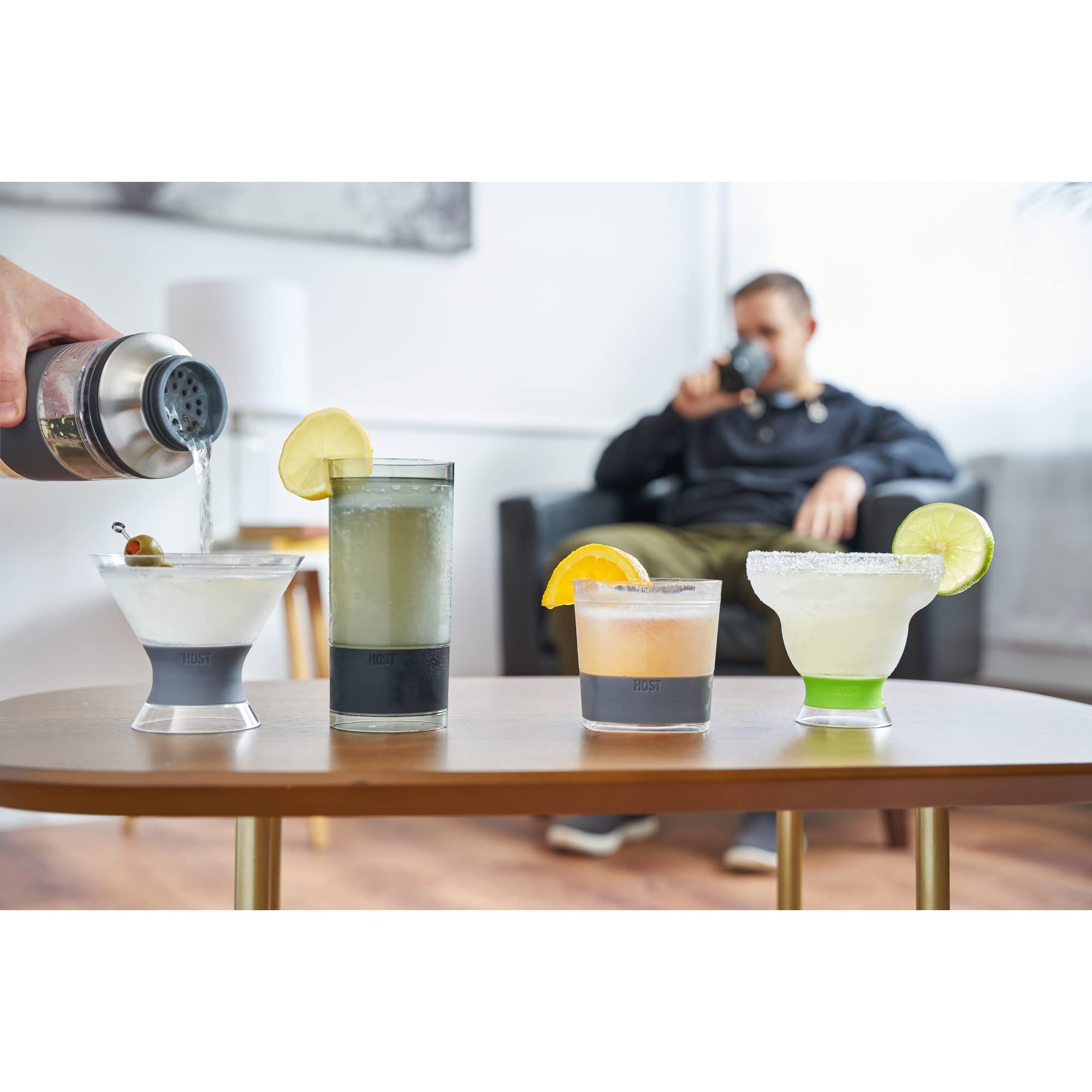 Diseño ergonómico de Host Freeze para servir con estilo