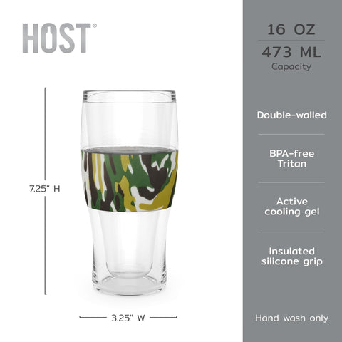 Host Freeze doble pared aislante para conservar la temperatura.