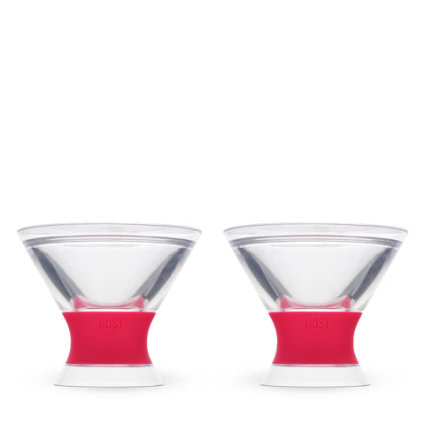 Host Martini Freeze: conjunto de dos copas para reuniones