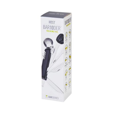 Host abrebotellas y cuchillo canal para servicio exterior