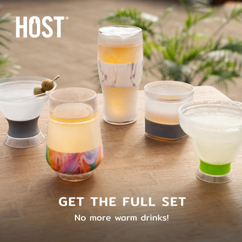 Set de dos vasos Host Whiskey Freeze para casa.