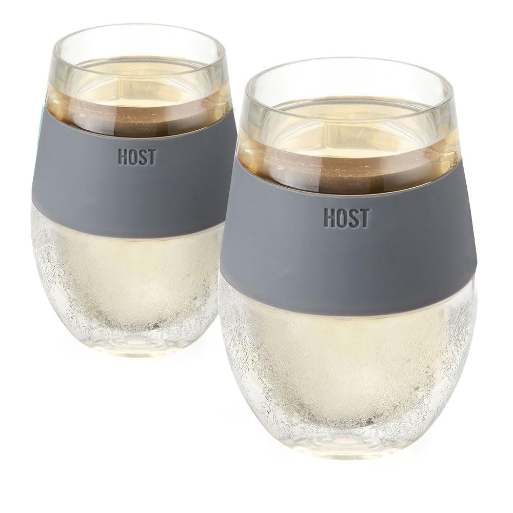 Host Wine Freeze: conjunto de 2 copas aisladas para mantener la temperatura ideal.