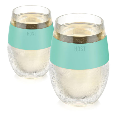 Host Wine Freeze copa sin tallo 2 piezas, mantiene la temperatura óptima del vino