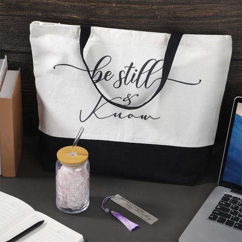 Bolsa de mano Hosuly con versículos bíblicos para regalar.