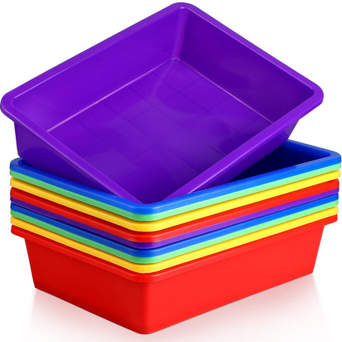 Bandejas planas Hoteam conjunto diez: ideal para organizar papeles y suministros.