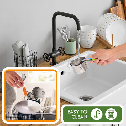 Acero inoxidable duradero HOTEC para uso diario sin deformarse.