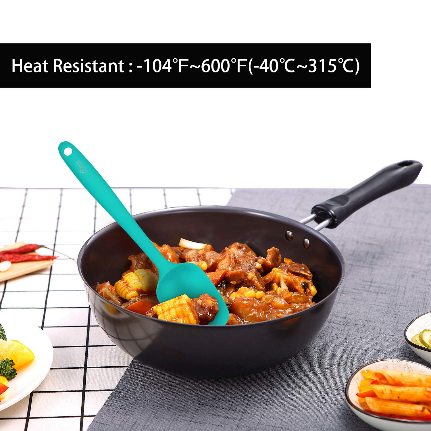 HOTEC juego de 5 piezas multicolor para diferentes tareas de cocina