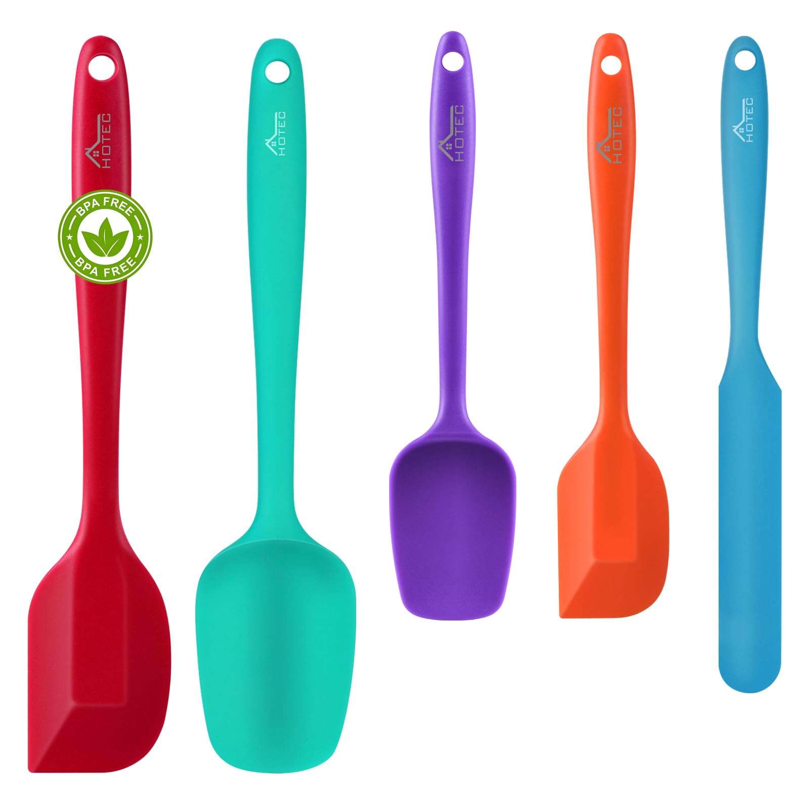HOTEC espátula de silicona resistente al calor para hornear y cocinar