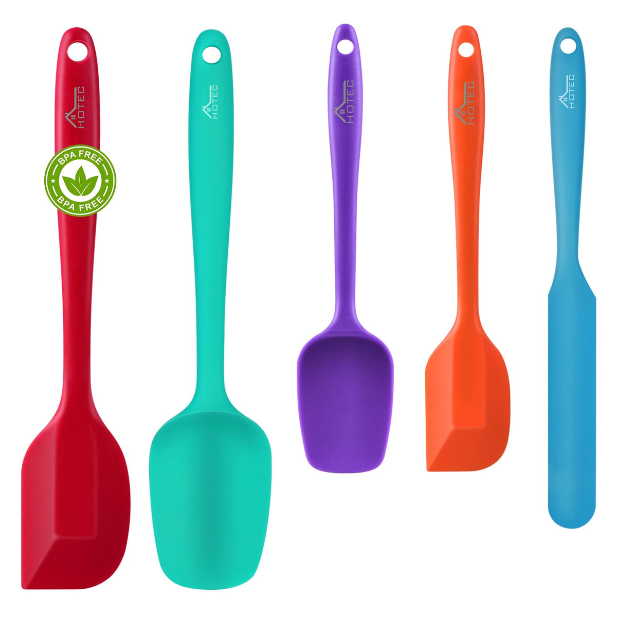 HOTEC espátula de silicona resistente al calor para hornear y cocinar