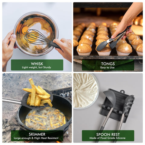 HOTEC pala para pasta gris para servir