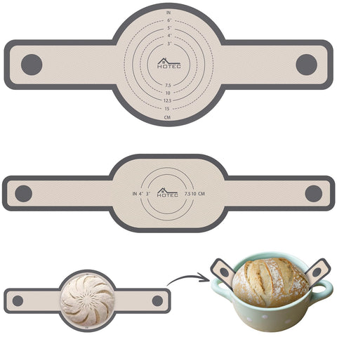 HOTEC portapan de silicona para horno holandés, pack, facilita desmolde seguro del pan.