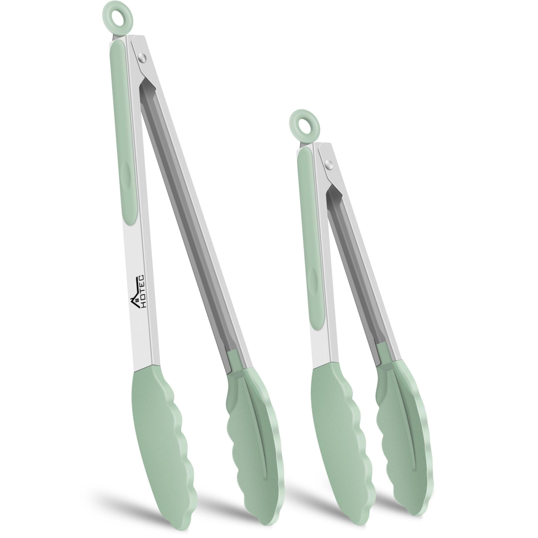 Pinzas HOTEC Premium 7-9 pulgadas: agarre firme para servir ensaladas
