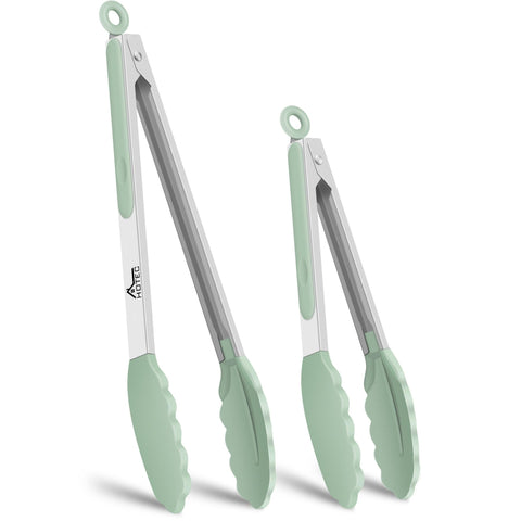 Pinzas HOTEC Premium 7-9 pulgadas: agarre firme para servir ensaladas